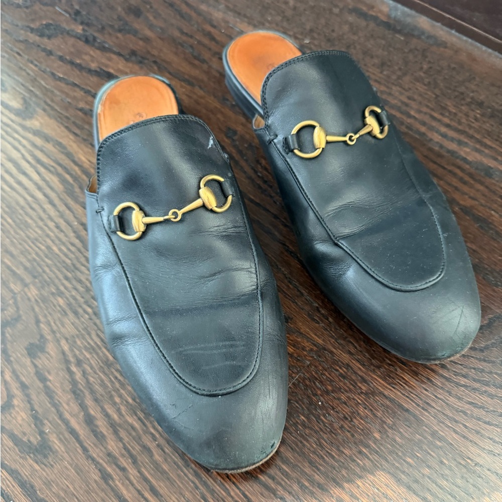 Gucci slip on womens mules size 40.5 - princetown shoe - Picture 2 of 6